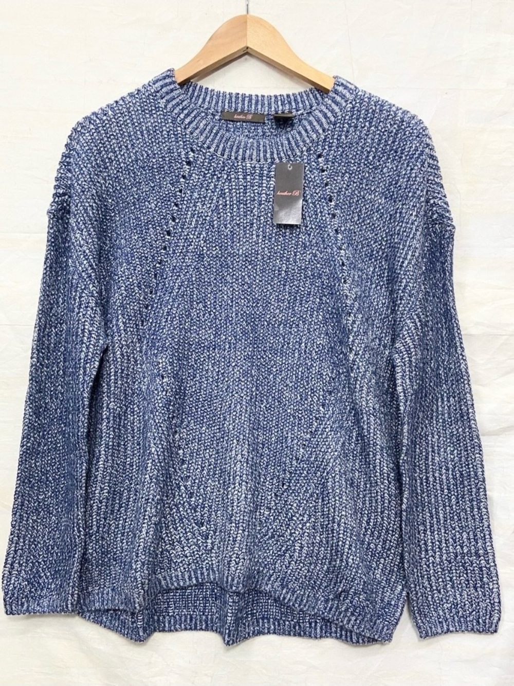 Heather B Women's Open Knit Sweater - Women’s Large - NWT